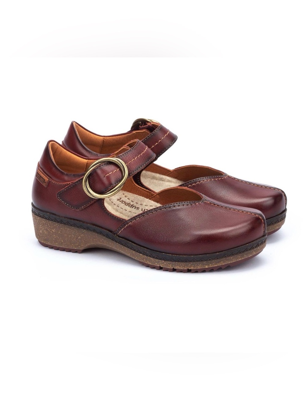 Pikolinos Women's Granada Mary Jane Burgundy Color Women's 41